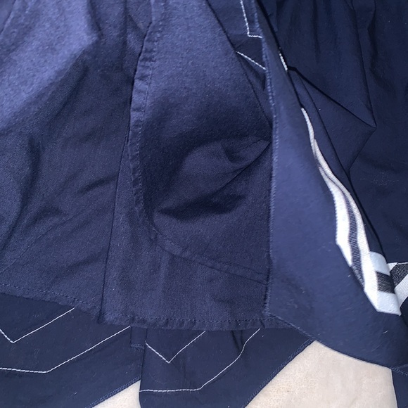 Savannah 6X Navy Blue Nautical Dress Handkerchief Hem EUC - Picture 9 of 13